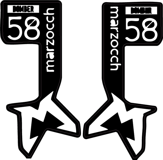 Bomber 58 fork decal