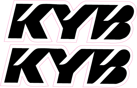 Kyb fork stickers