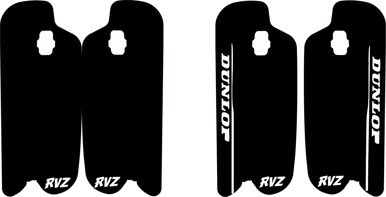 Fast ace fork guard decal